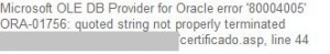 Oracle_String_not_terminated